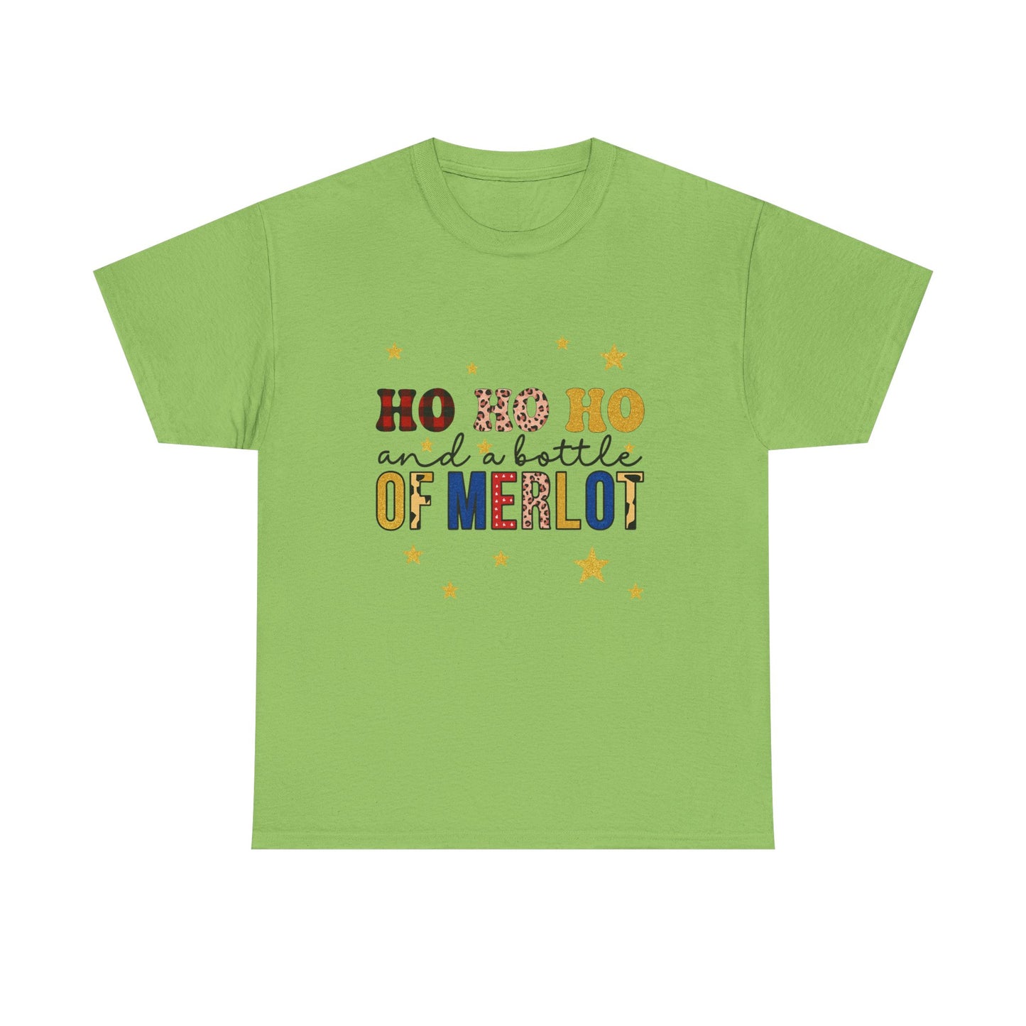 HO HO HO & Merlot Christmas Tee