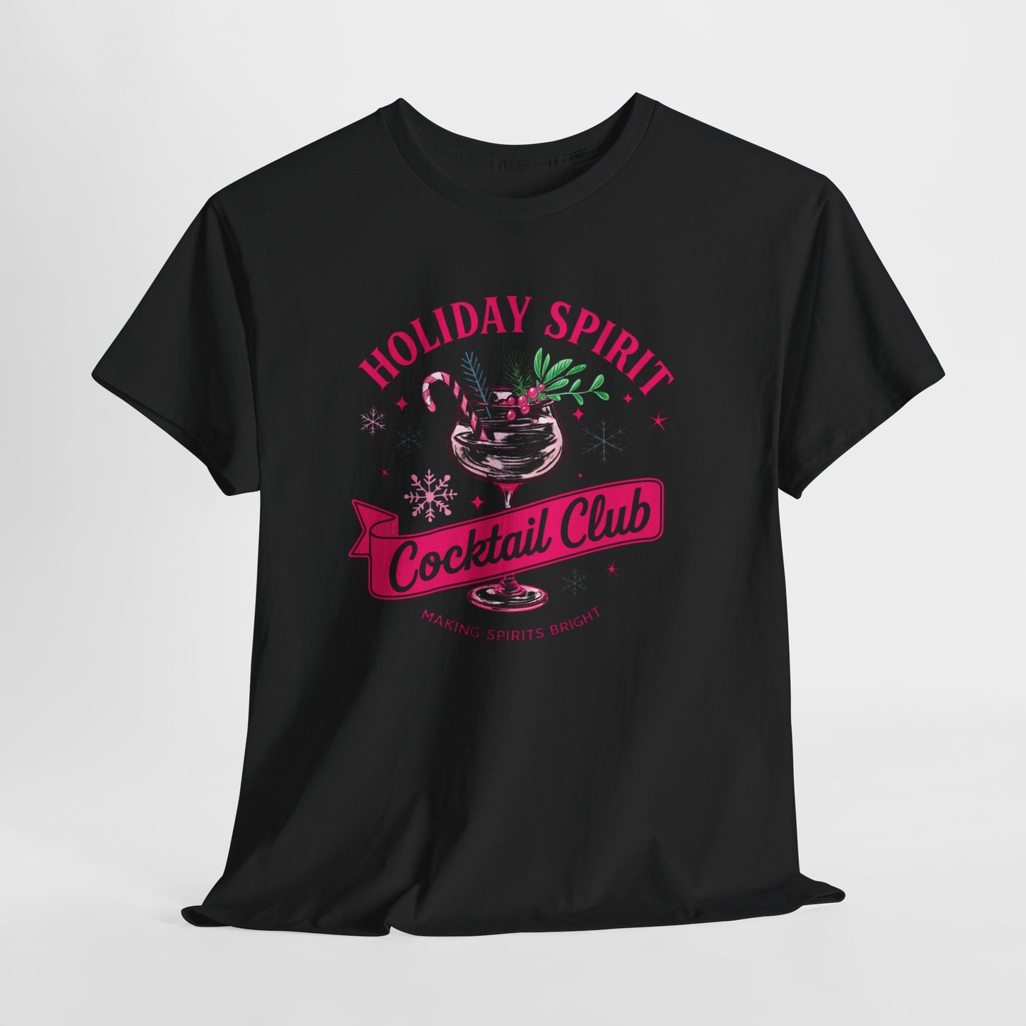 Holiday Spirit Cocktail Club Tee