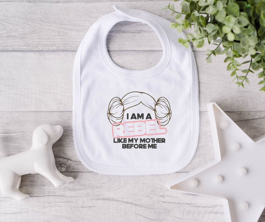 I Am A Rebel Like My Mother Before Me Bib