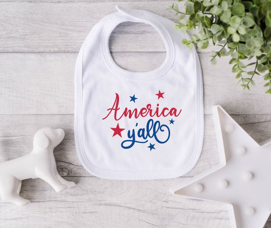 America Y'all Bib