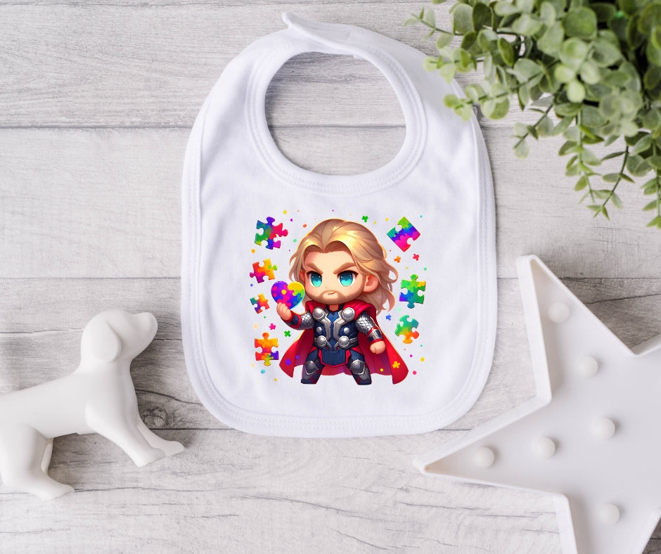 Thor Autism Awareness Bib