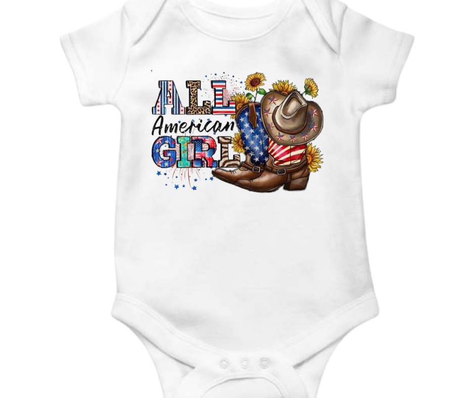 All American Girl Onesie