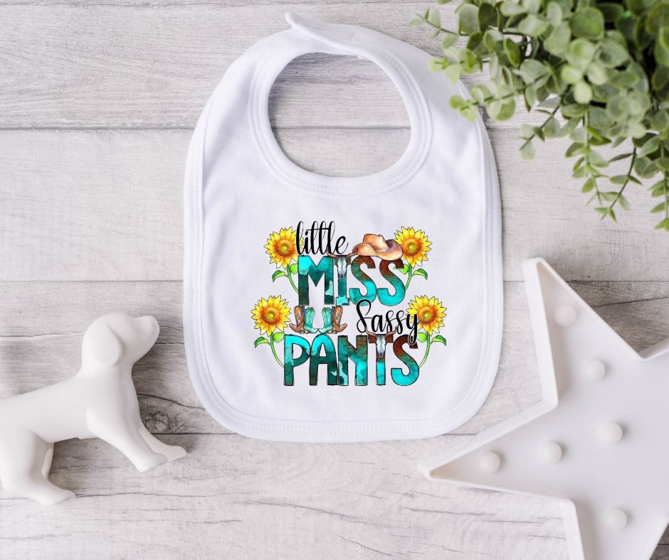 Little Miss Sassy Pants Bib