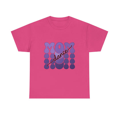 MOM Dance – Purple Letter Stage Spirit Tee