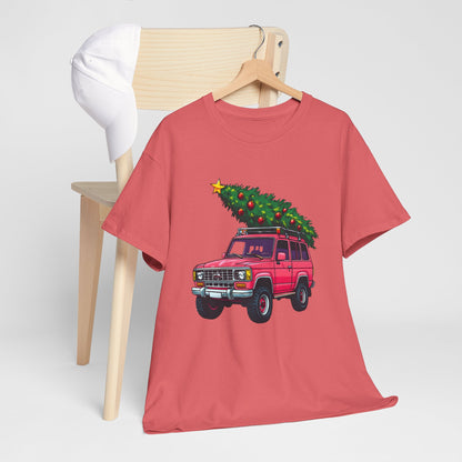Pink SUV Christmas Tree Tee