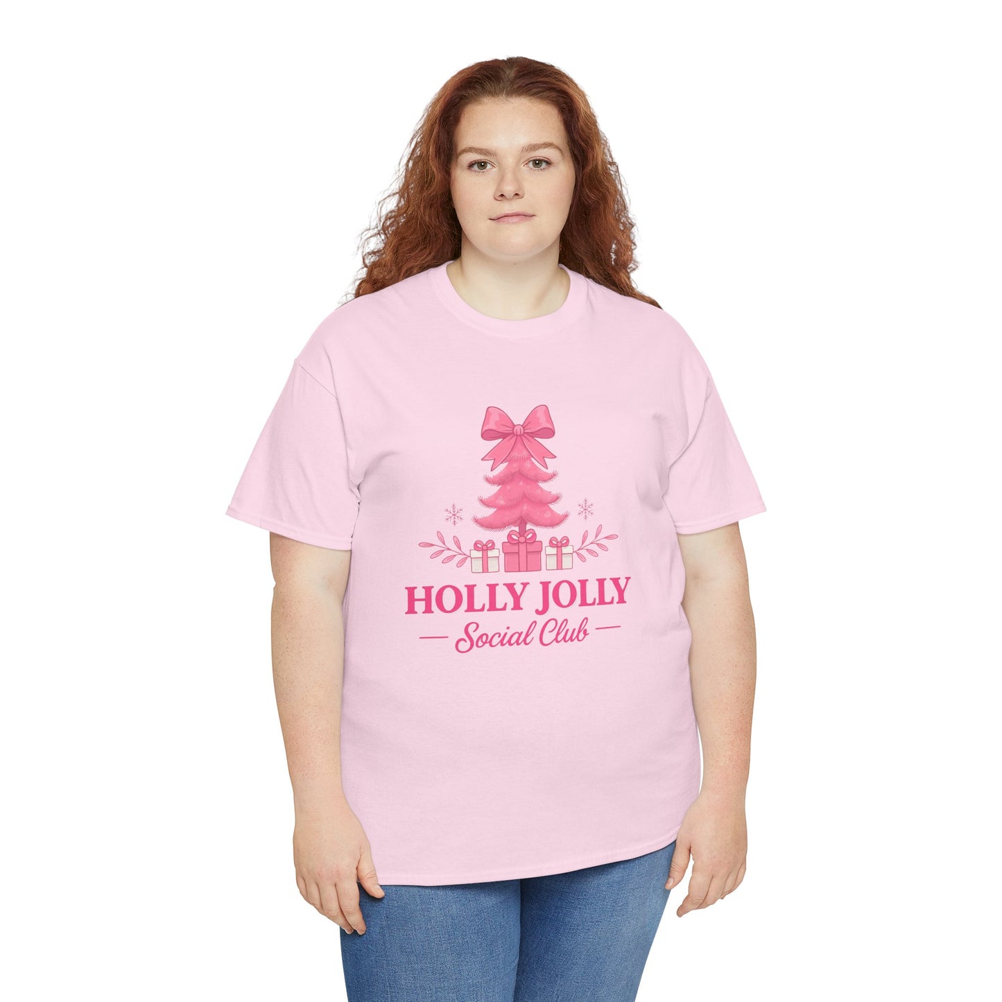 Holly Jolly Pink Tree Tee
