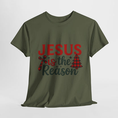 Jesus is the Reason Christmas Tee - Faith-Based Holiday Gift