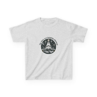 O Holy Night Nativity Dinosaur Christmas Tee