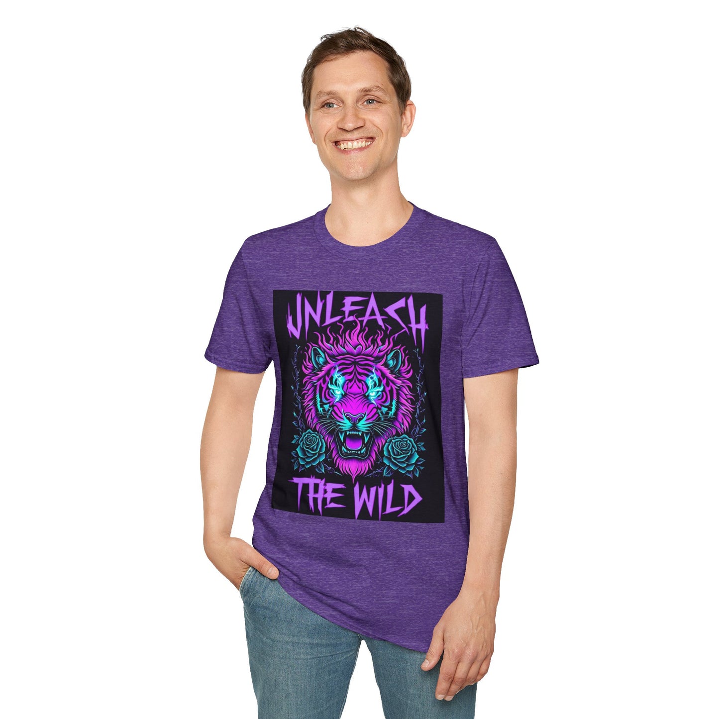 Unleash the Wild Graphic Tee | Cool Graphic Shirt, Unisex T-Shirt, Animal Lover Gift, Nature-Inspired Fashion, Festival Wear