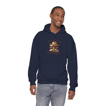 Quiet Swagger Hoodie – "Independent Spirit" Cowboy Hat Graphic Pullover