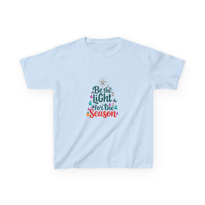 Be the LIGHT Christmas Tree Dino Kids Tee
