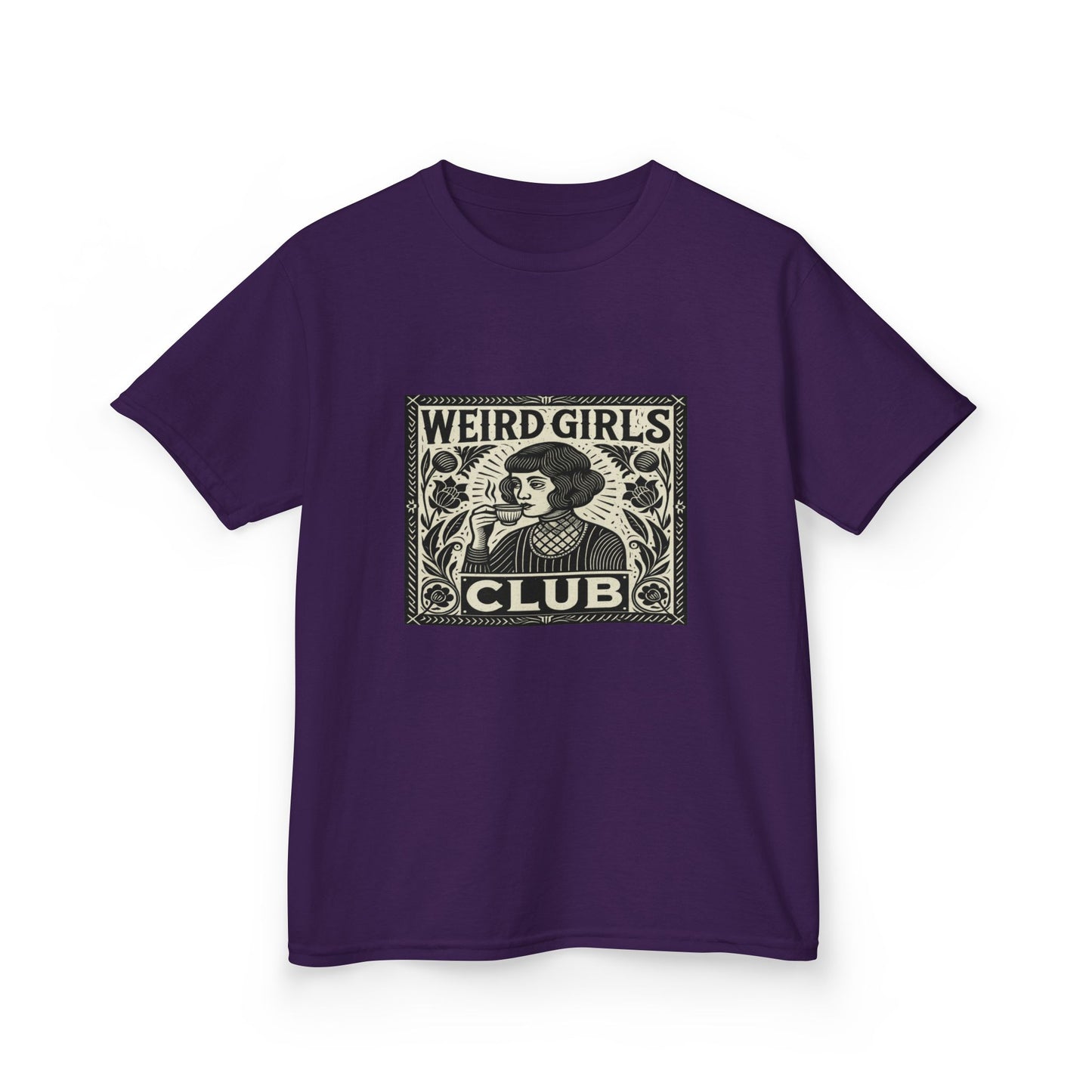 Weird Girls Club Tea Party Tee - Retro Graphic