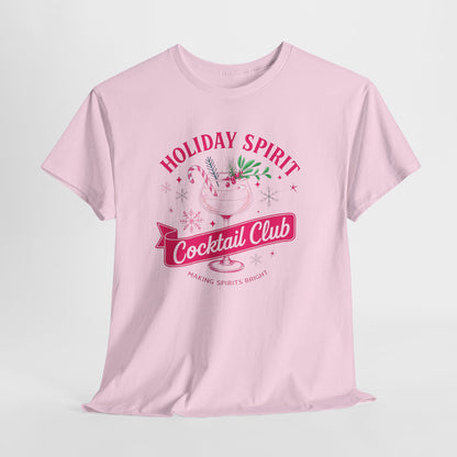 Holiday Spirit Cocktail Club Tee