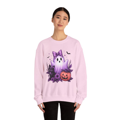 Cute Halloween Ghost Crewneck Sweatshirt
