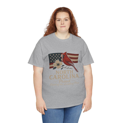 NC Pride: Cardinal, Dogwood & State Flag Tee