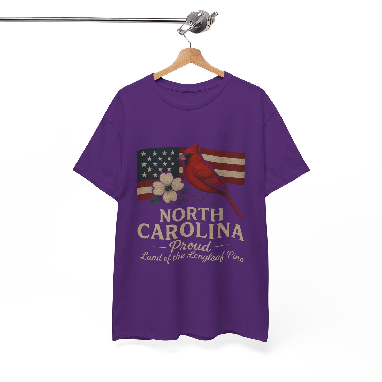NC Pride: Cardinal, Dogwood & State Flag Tee