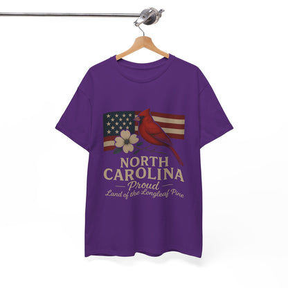 NC Pride: Cardinal, Dogwood & State Flag Tee