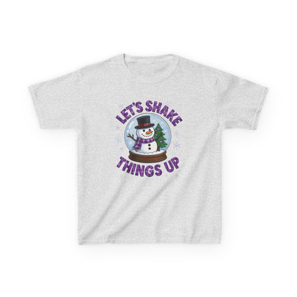 OT Snowman Snow Globe Kids Christmas Tee