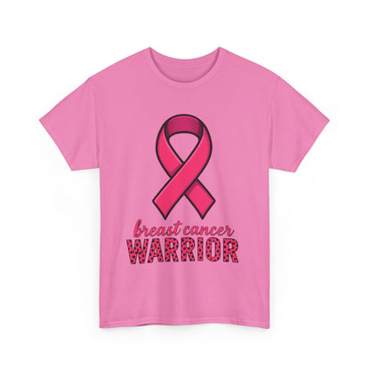 Breast Cancer Warrior Pink Ribbon Tee