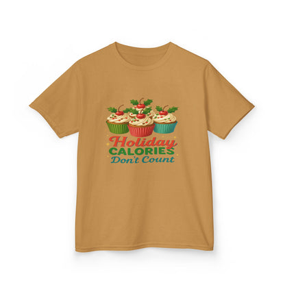 Holiday Calories Don't Count Dino Cupcake Tee