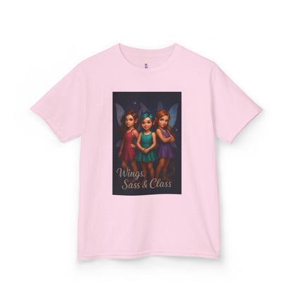 Whimsical Fairy Kids Tee, Cute T-Shirt for Girls, Birthday Gift, Fairytale Apparel, Fantasy Themed Clothing