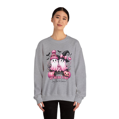 Boo-tiful Breast Cancer Awareness Halloween Crewneck