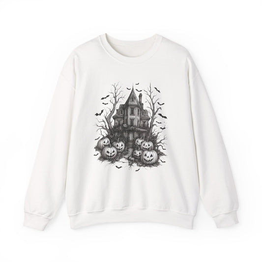 Haunted House Halloween Sweatshirt
