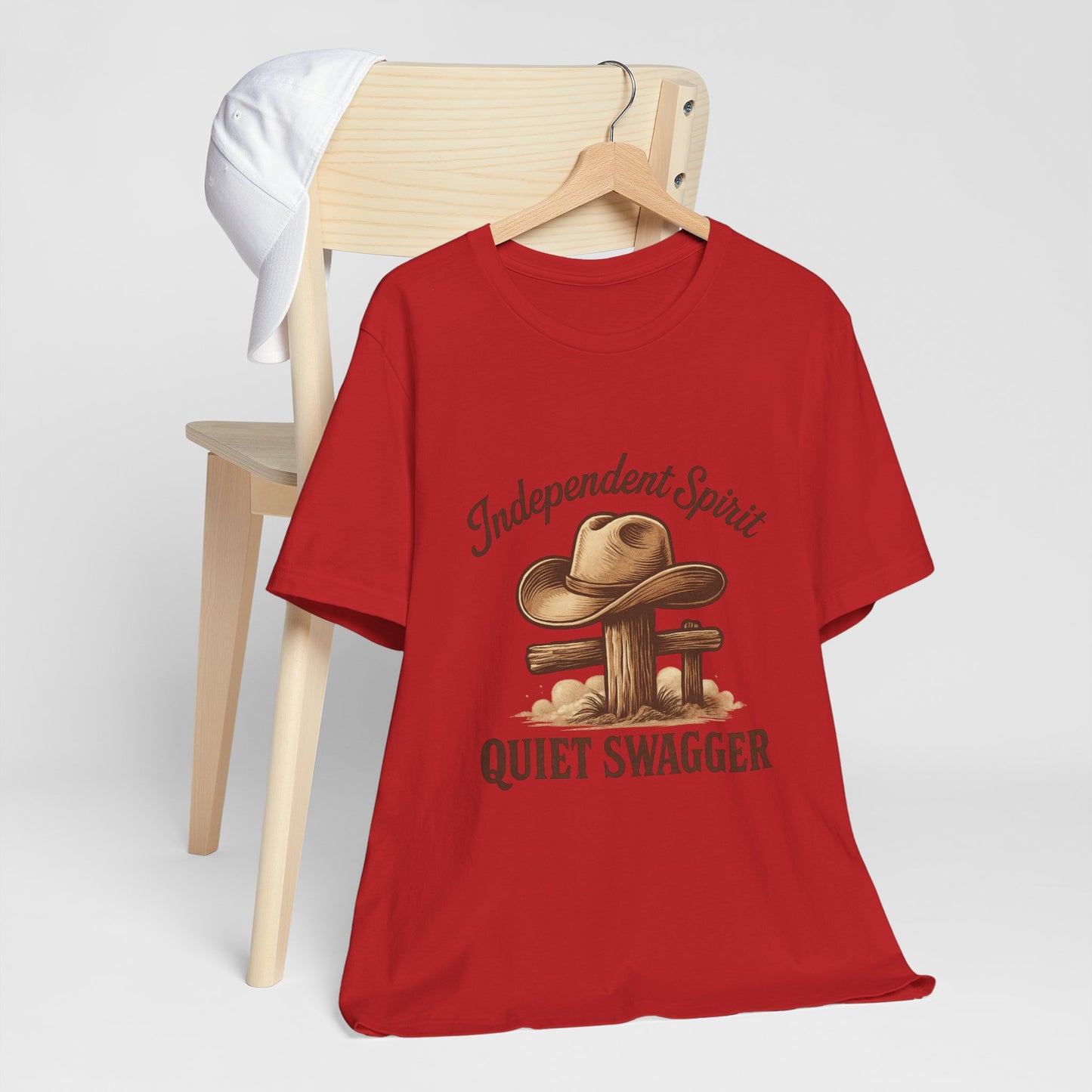 Quiet Swagger Cowboy Tee — Independent Spirit Western T-Shirt