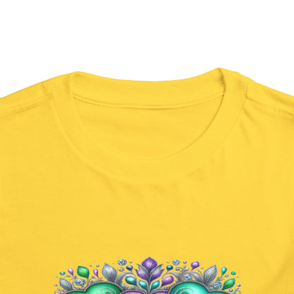 Toddler Tee Live Laugh Love Floral Design