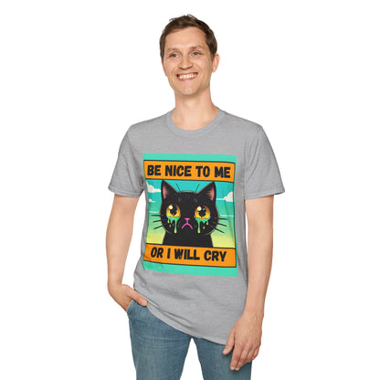 Playful Cat Graphic Tee, Unisex T-Shirt, Gift for Cat Lovers, Cute Animal Apparel, Funny Pet Quote Shirt