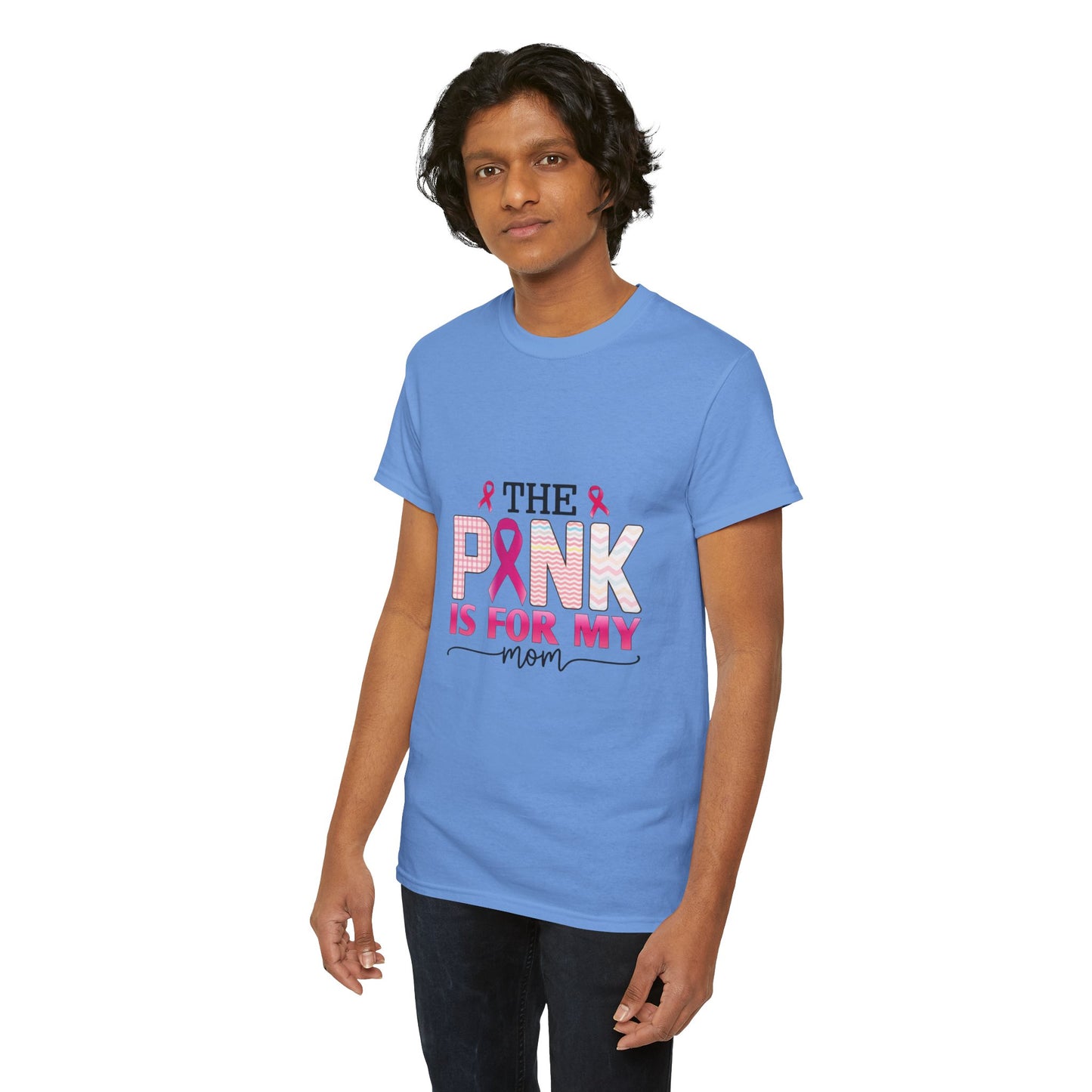 Pink Is For My Mom Breast Cancer Awareness Tee