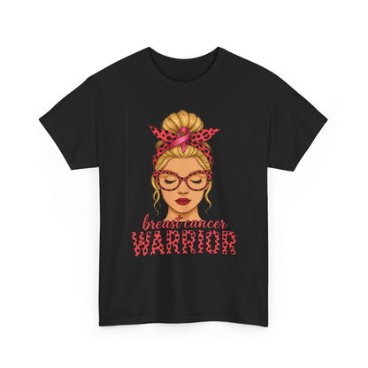 Camiseta de guerrera contra el cáncer de mama - Apoyo del lazo rosa