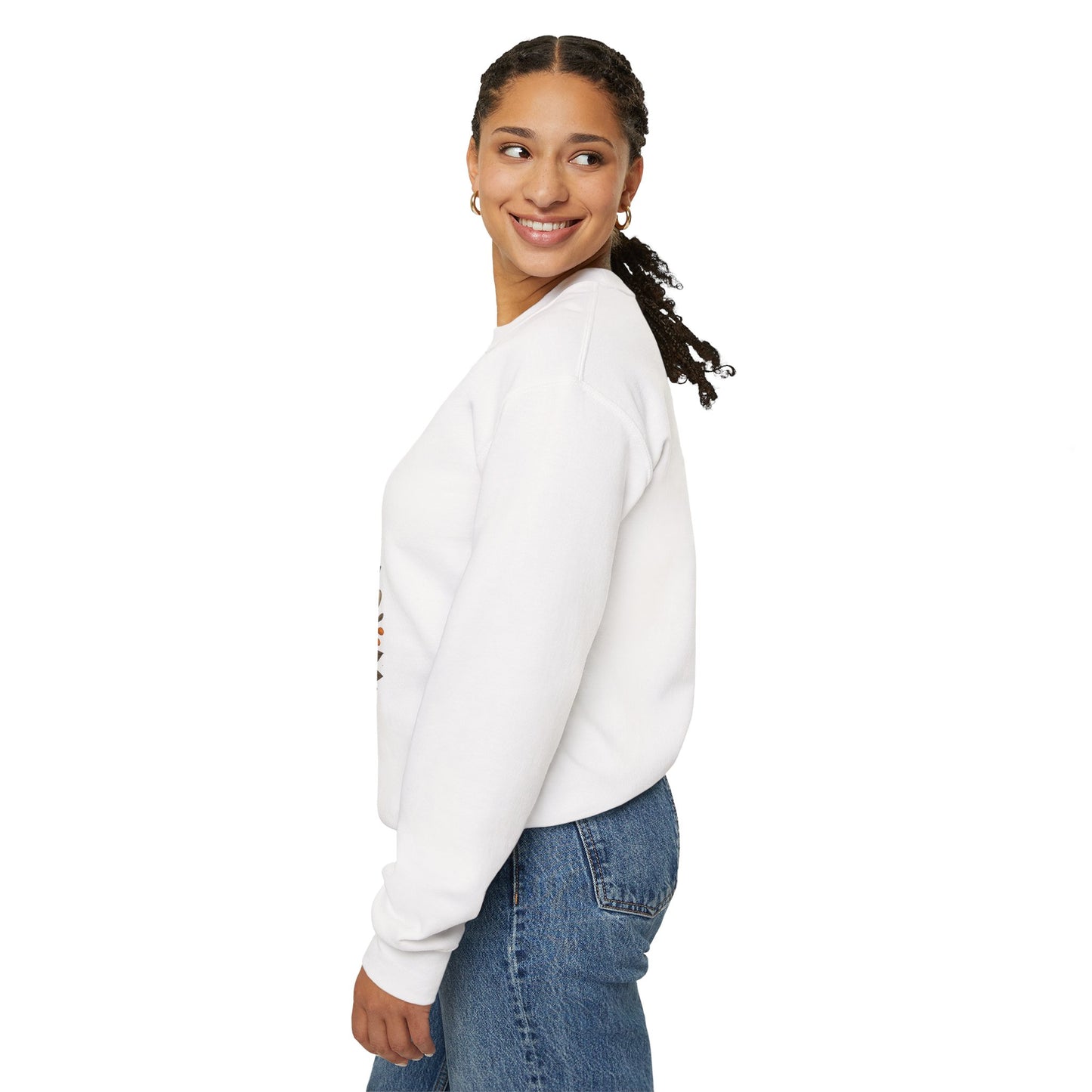 Happy Halloween Cow & Ghost Crewneck Sweatshirt