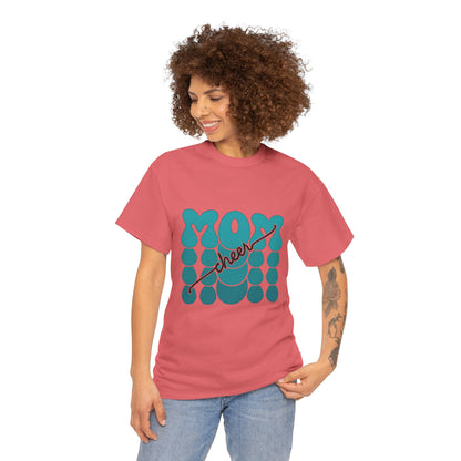 MOM Cheer – Turquoise Spirit Tee