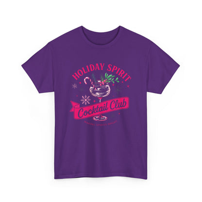 Holiday Spirit Cocktail Club Tee