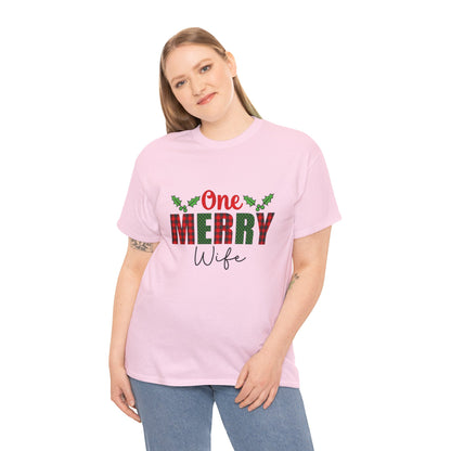 One Merry Wife Christmas Tee
