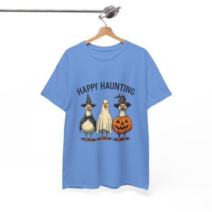 Happy Haunting Geese Halloween Tee