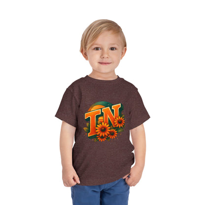Toddler Tee Sunflower Sunset Design