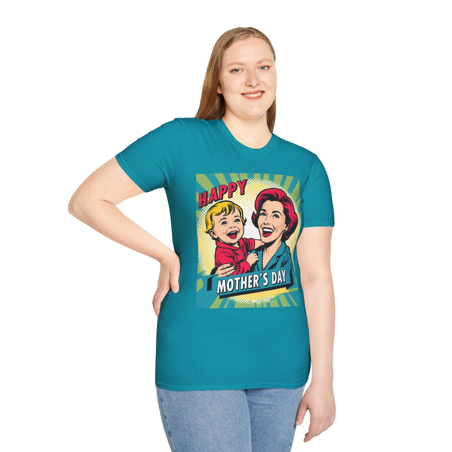Happy Mother's Day Unisex T-Shirt, Vintage Graphic Tee, Gift for Mom, Celebration Apparel, Mother's Day Presents, Comfortable Casual Wear