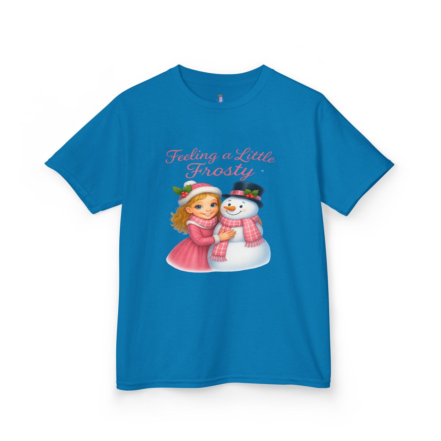 Kids Christmas Tee, Holiday T-shirt for Children, Cute Winter Gift, Frosty Snowman Design, Festive Family Photos