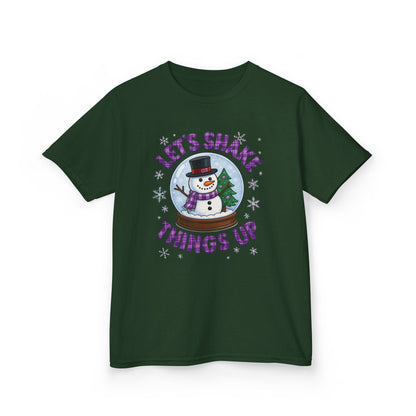 OT Snowman Snow Globe Kids Christmas Tee