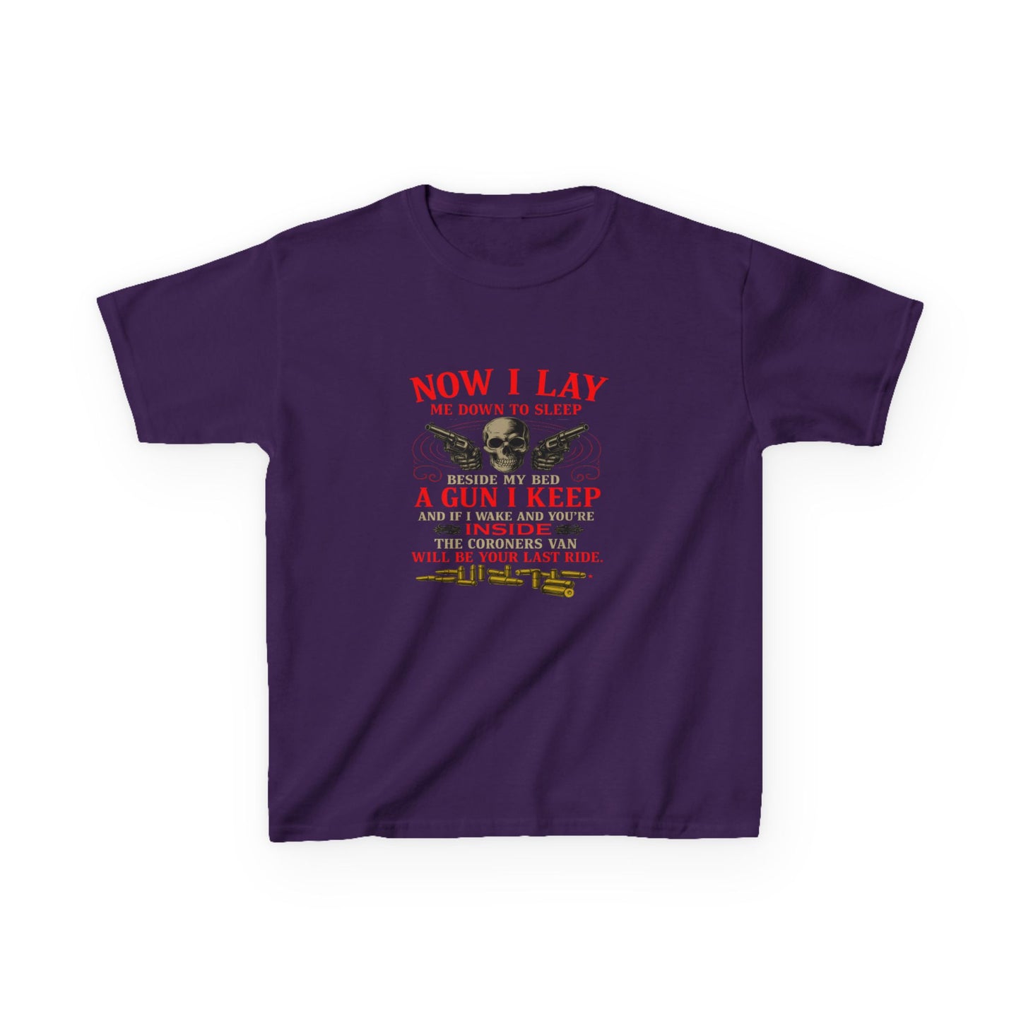 Now I Lay Me Down to Sleep - Dinosaur Skull Tee