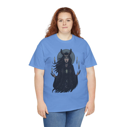 Moonlit Sorceress – Enchanted Candlelight Tee