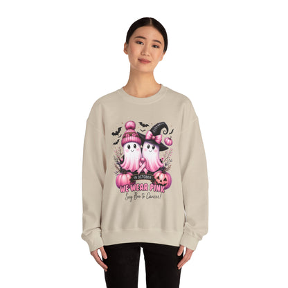 Boo-tiful Breast Cancer Awareness Halloween Crewneck