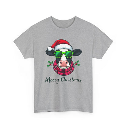 Moovey Christmas Cow Tee - Festive Holiday Cheer