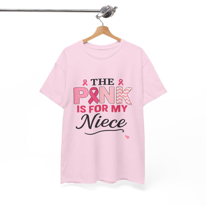 Pink Ribbon Niece Tee - Breast Cancer Awareness