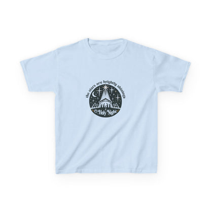 O Holy Night Nativity Dinosaur Christmas Tee