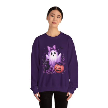 Cute Halloween Ghost Crewneck Sweatshirt