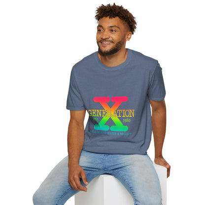 Retro Generation X T-Shirt | Vintage Style Tee, Unisex Gift, Nostalgia Apparel, 80s 90s Fashion, Graphic Tee