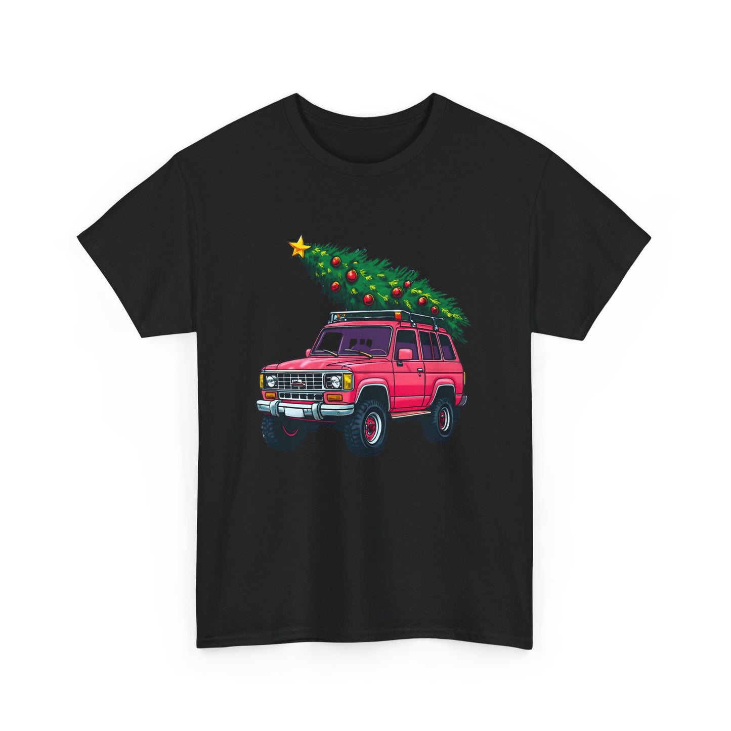Pink SUV Christmas Tree Tee